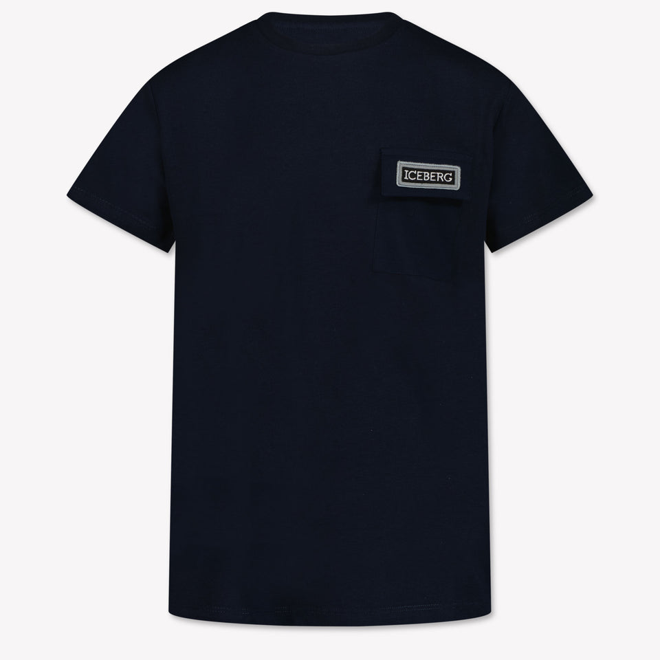 Iceberg Kinder Jongens T-Shirt In Navy