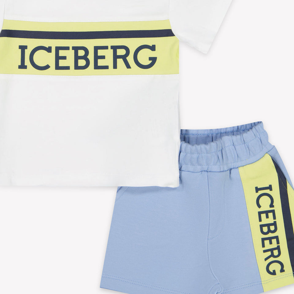 Iceberg Baby Jongens Setje In Licht Blauw