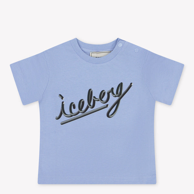 Iceberg Baby Jongens T-Shirt In Licht Blauw