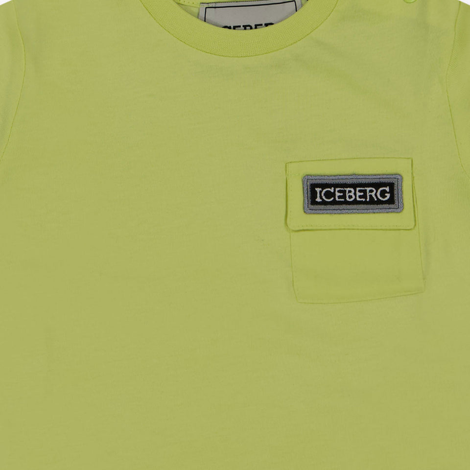 Iceberg Baby Jongens T-Shirt In Lime