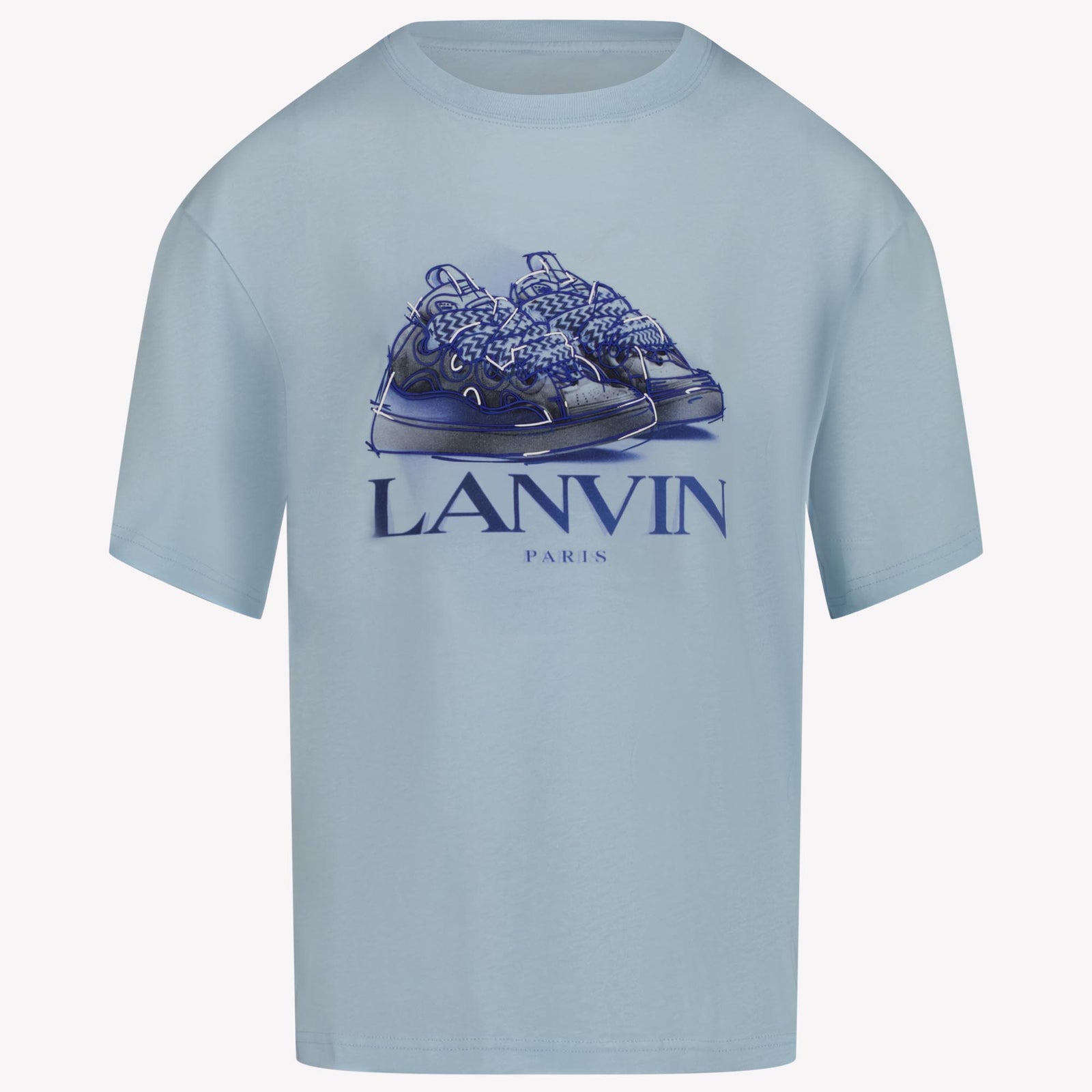 Lanvin Kinder Unisex T-shirt in Light Blue