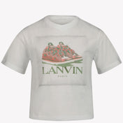 Lanvin Kinder Unisex T-Shirt In Wit