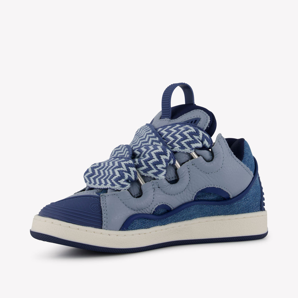 Lanvin Unisex Sneakers In Licht Blauw