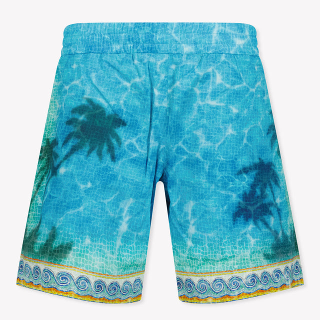 Casablanca Kids Boys Shorts In Blue