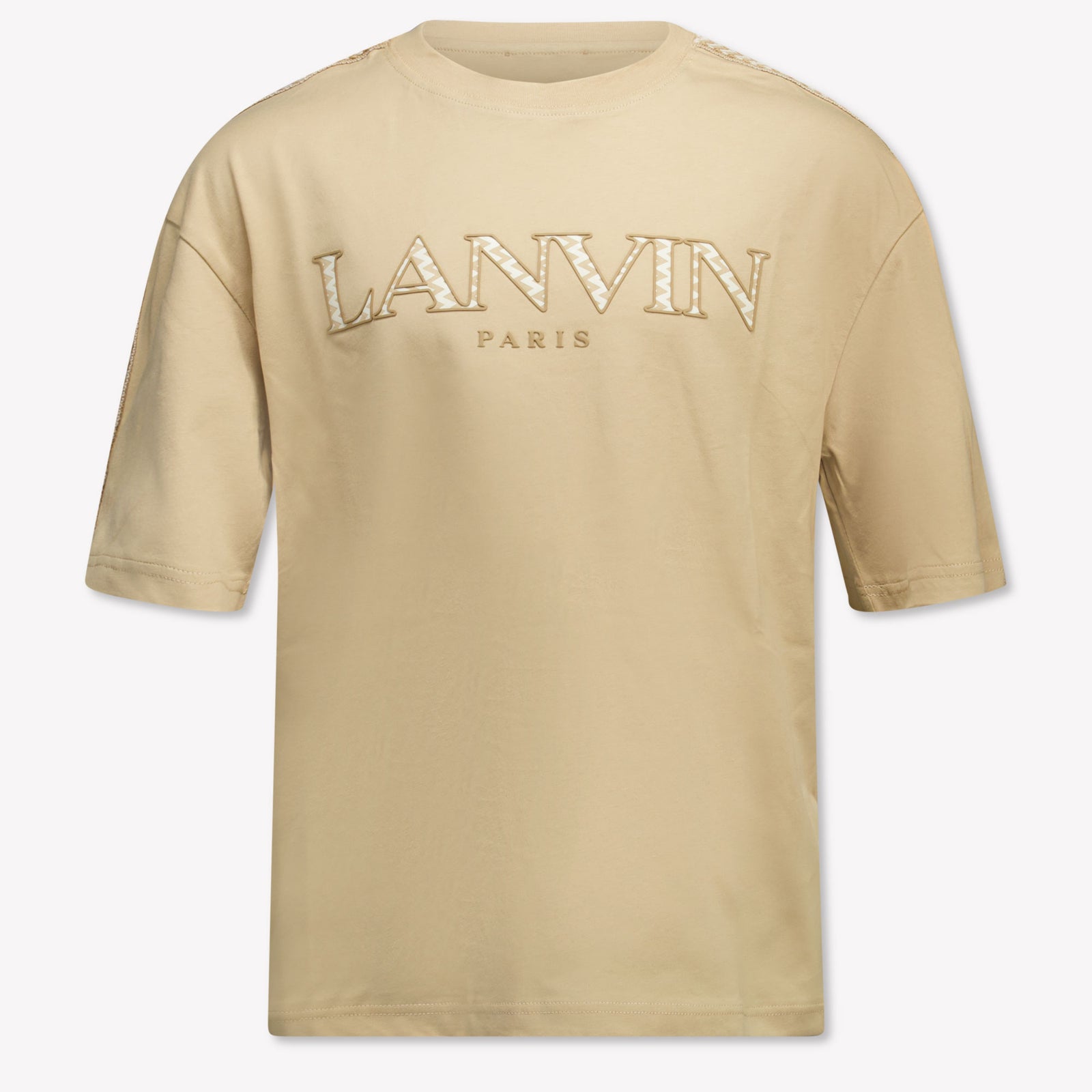 Lanvin Kinder Jongens T-Shirt In Beige