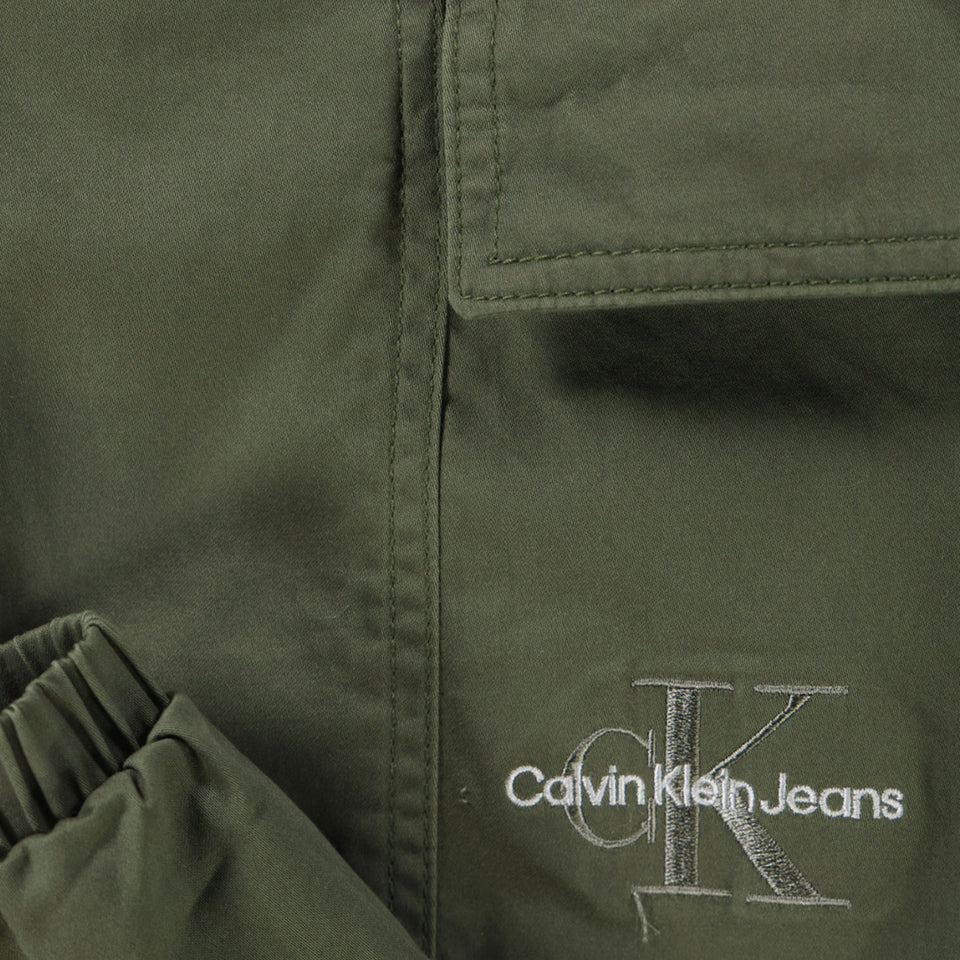 Calvin Klein Kinder Jongens Broek In Army