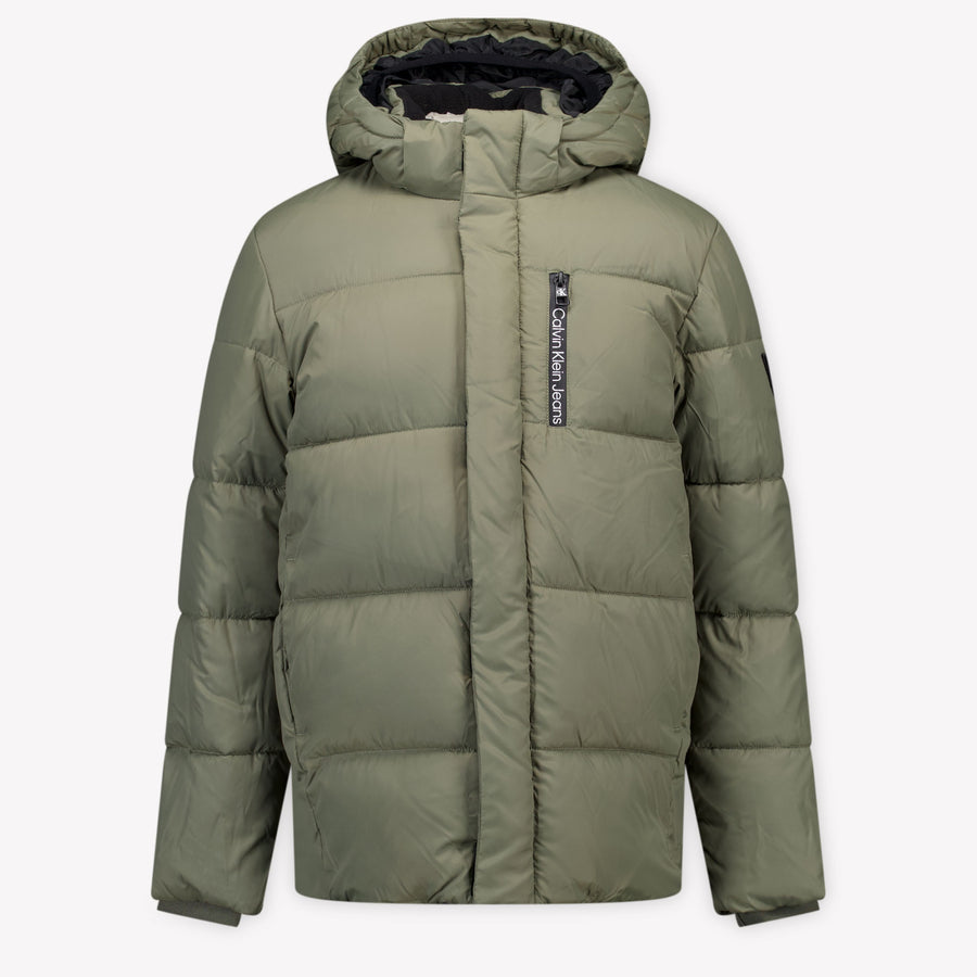 Calvin Klein Kids Boys Winter Jacket  Army