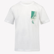 Calvin Klein Kids Boys  T-Shirt White