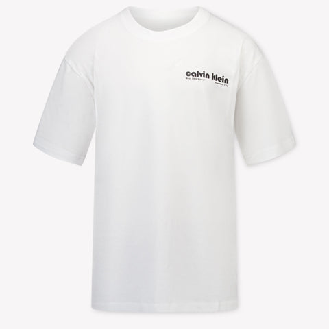 Calvin Klein Kids Boys  T-Shirt White