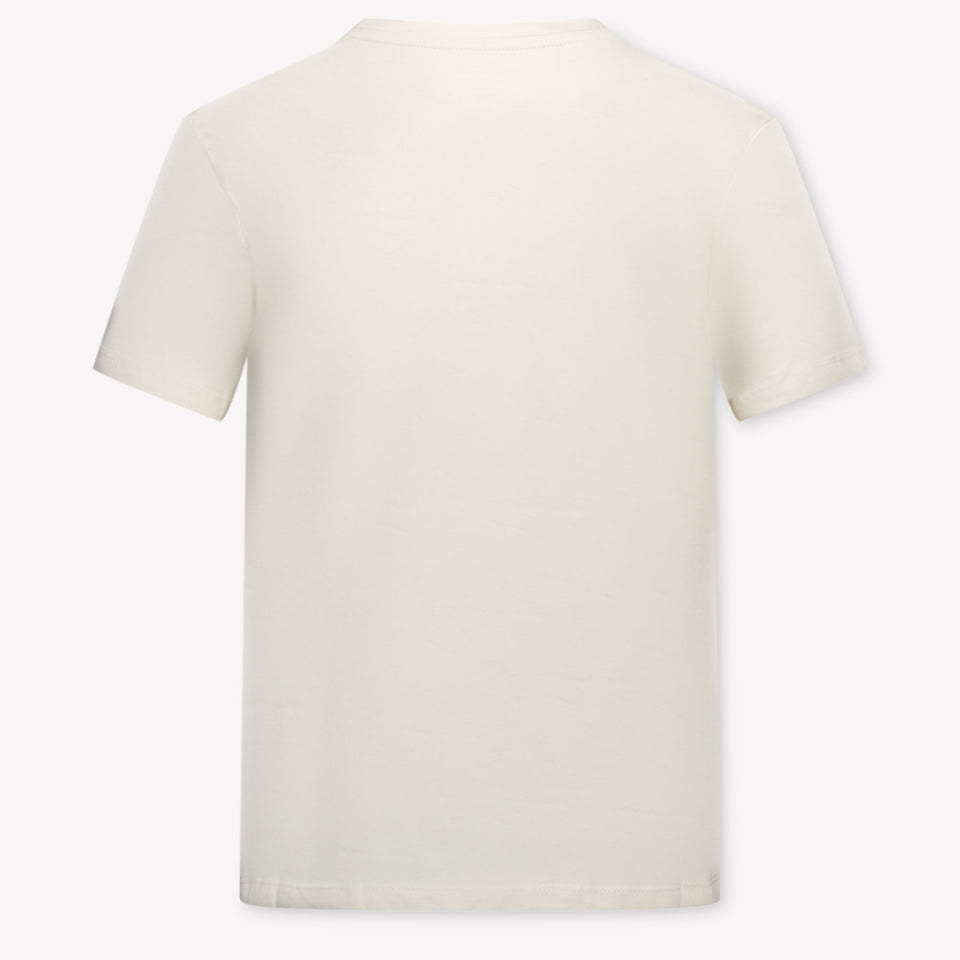 Calvin Klein Kinder Jongens T-Shirt In Licht Beige