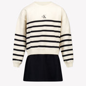 Calvin Klein Children's girls dress Light Beige