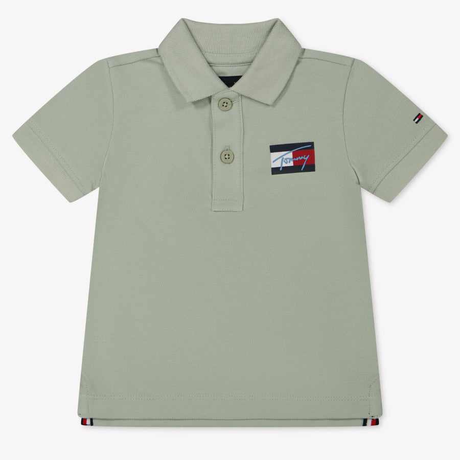 Tommy Hilfiger Baby Boys Polo  Light Green