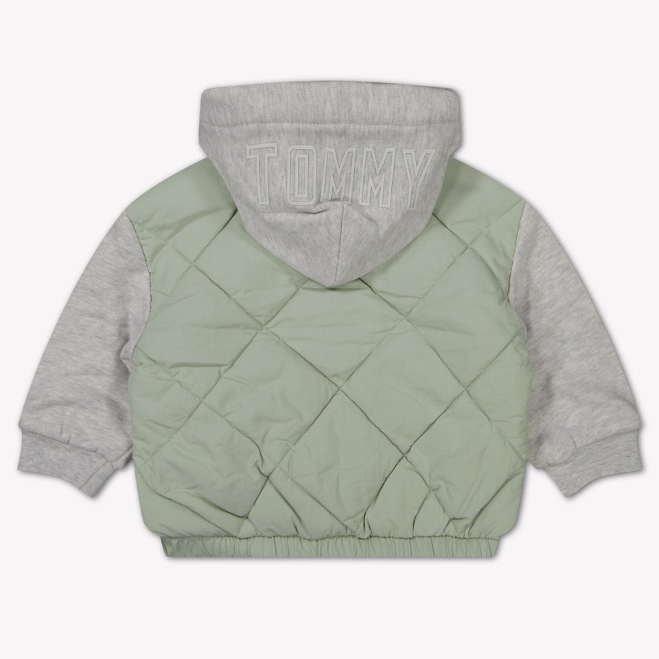 Tommy Hilfiger Baby Jongens Tussenjas In Licht Groen