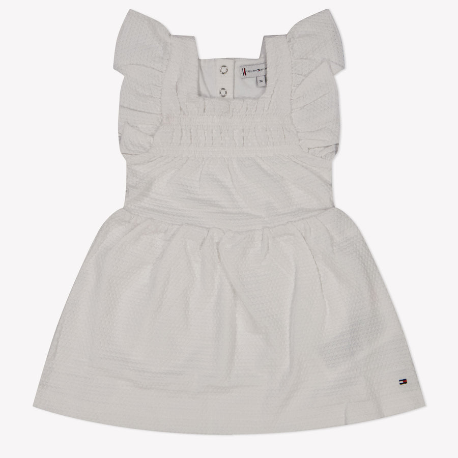 Tommy Hilfiger Baby Meisjes Jurk In Wit