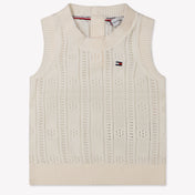 Tommy Hilfiger Baby Girls Sweater  Cream