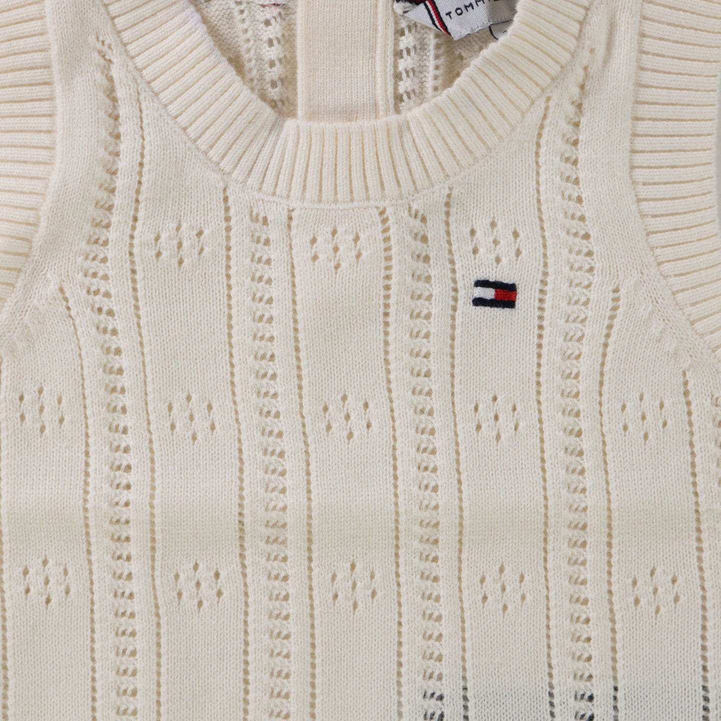Tommy Hilfiger Baby Girls Sweater  Cream