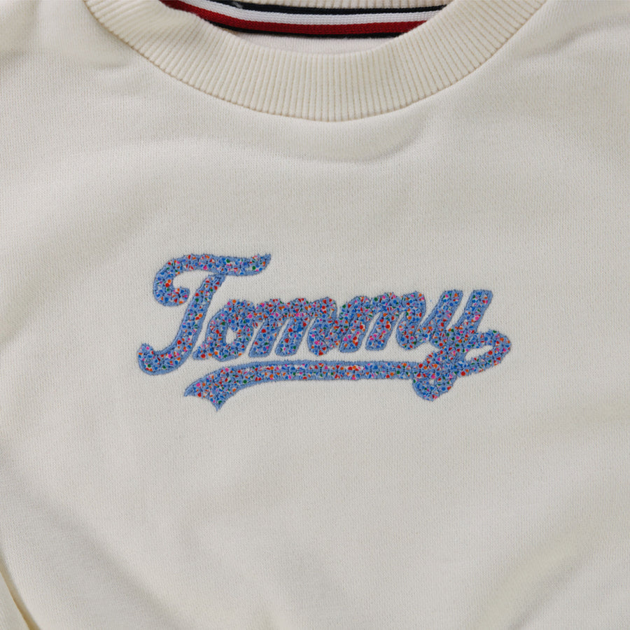 Tommy Hilfiger Baby Girls Sweater  Offwhite