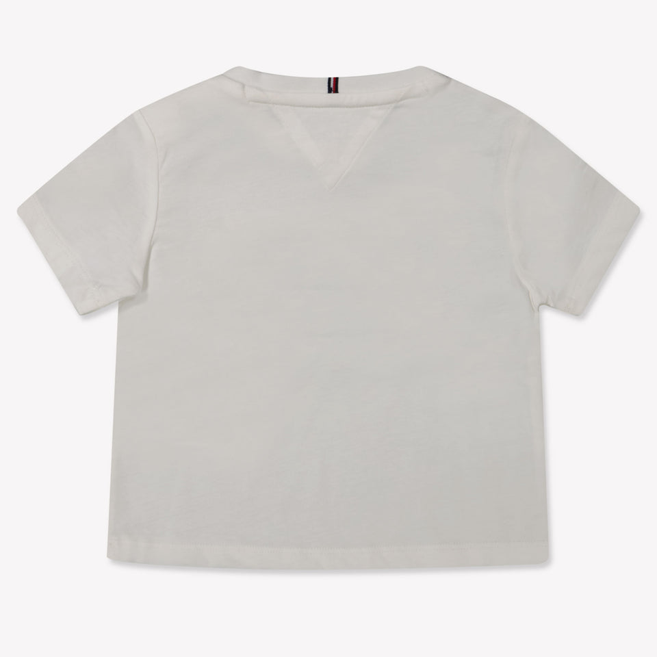 Tommy Hilfiger Baby Meisjes T-Shirt In Wit