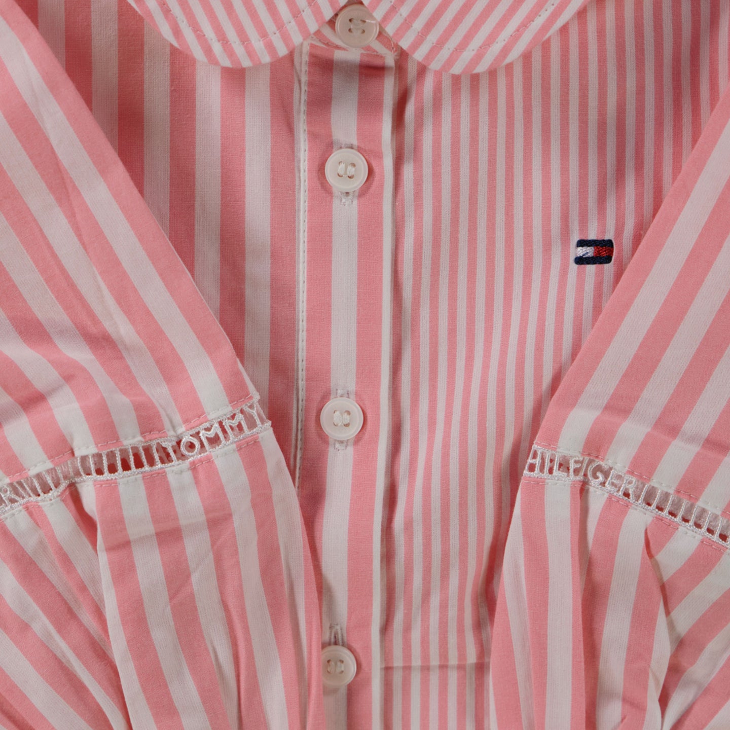Tommy Hilfiger Baby Meisjes Jurk In Licht Roze