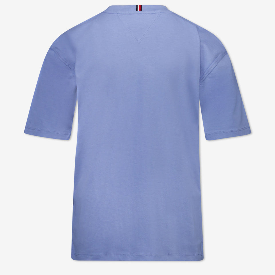 Tommy Hilfiger Kinder Jongens T-Shirt In Licht Blauw