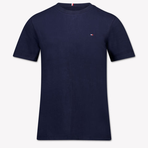 Tommy Hilfiger Kinder Jongens T-Shirt In Navy