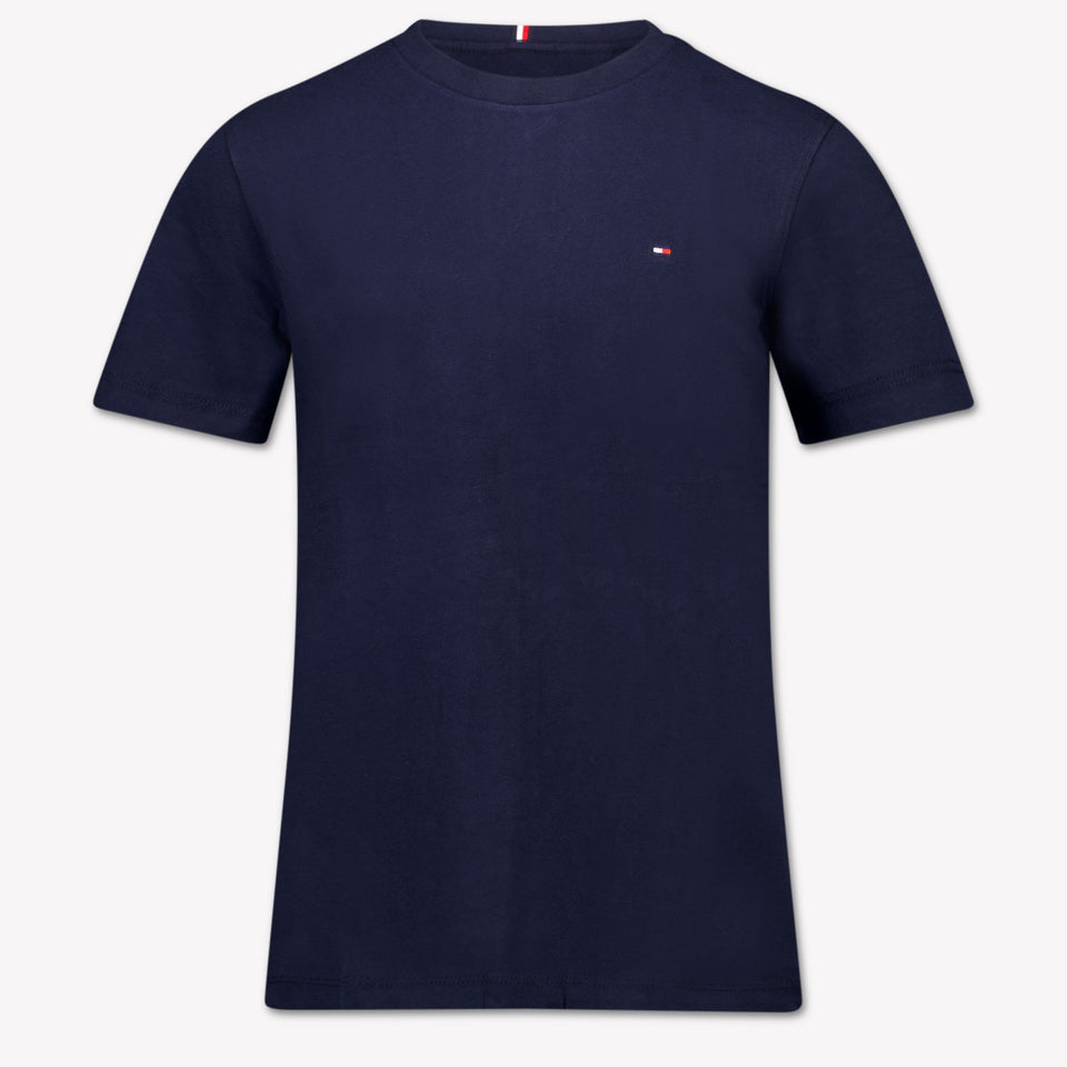 Tommy Hilfiger Kinder Jongens T-Shirt In Navy