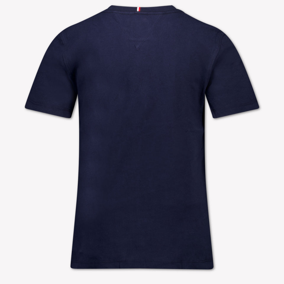Tommy Hilfiger Kinder Jongens T-Shirt In Navy