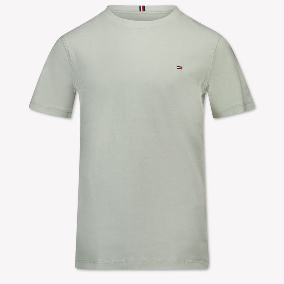 Tommy Hilfiger Kinder Jongens T-Shirt In Licht Groen