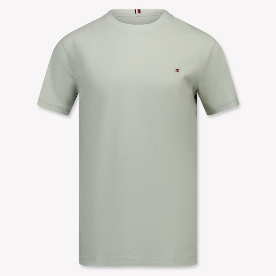 Tommy Hilfiger Kinder Jongens T-Shirt In Licht Groen