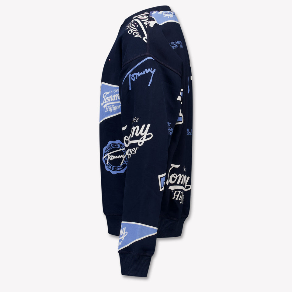 Tommy Hilfiger Kinder Jongens Trui In Navy