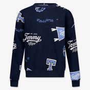Tommy Hilfiger Kinder Jongens Trui In Navy