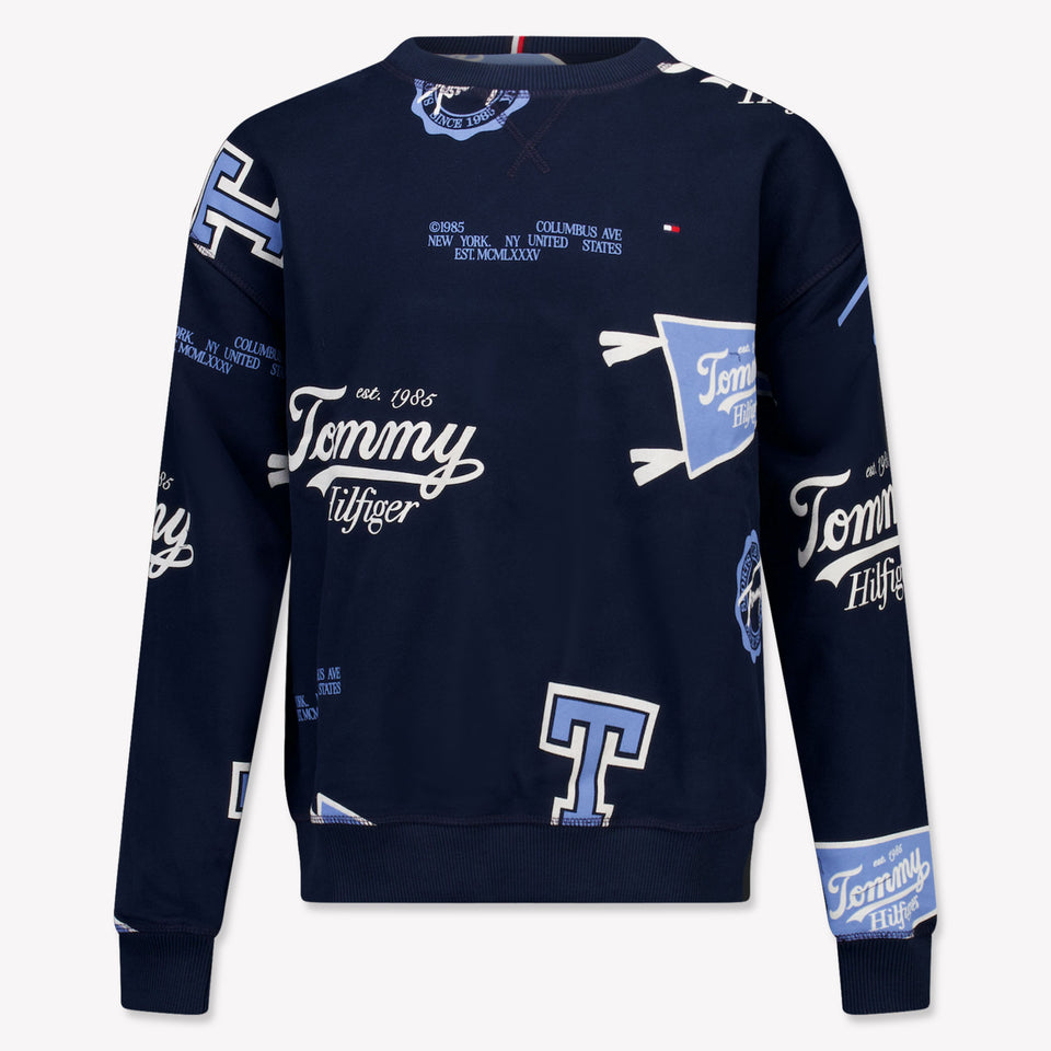 Tommy Hilfiger Kinder Jongens Trui In Navy