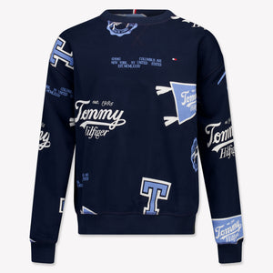Tommy Hilfiger Kinder Jongens Trui In Navy