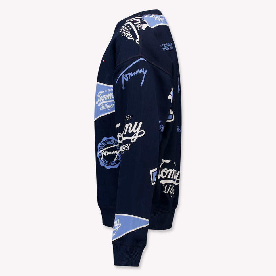 Tommy Hilfiger Kinder Jongens Trui In Navy