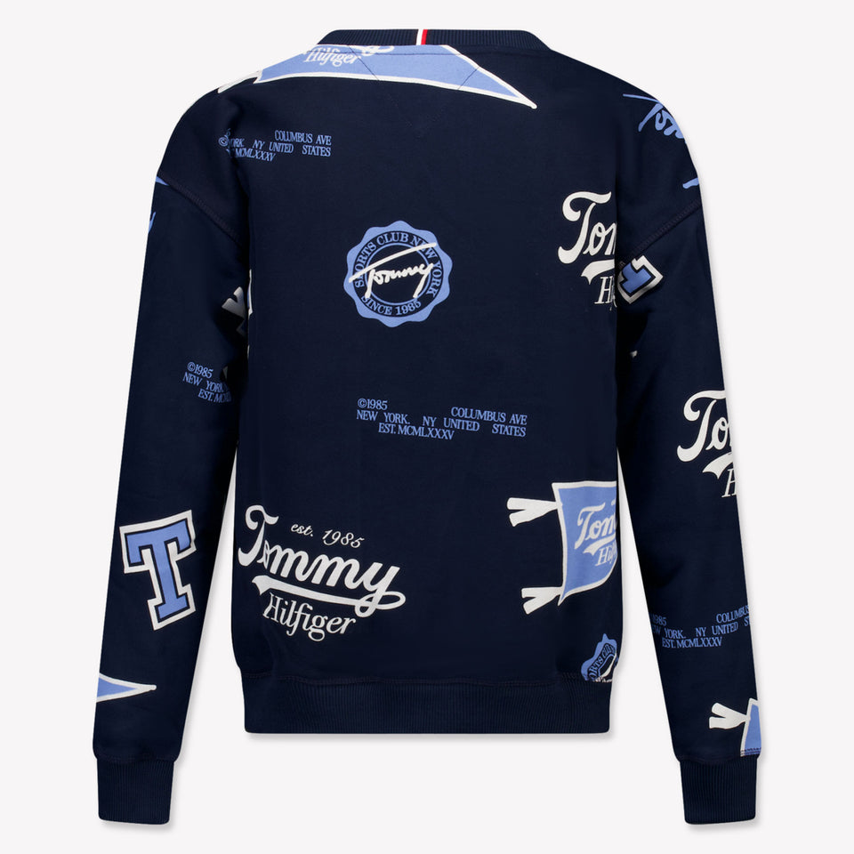 Tommy Hilfiger Kinder Jongens Trui In Navy