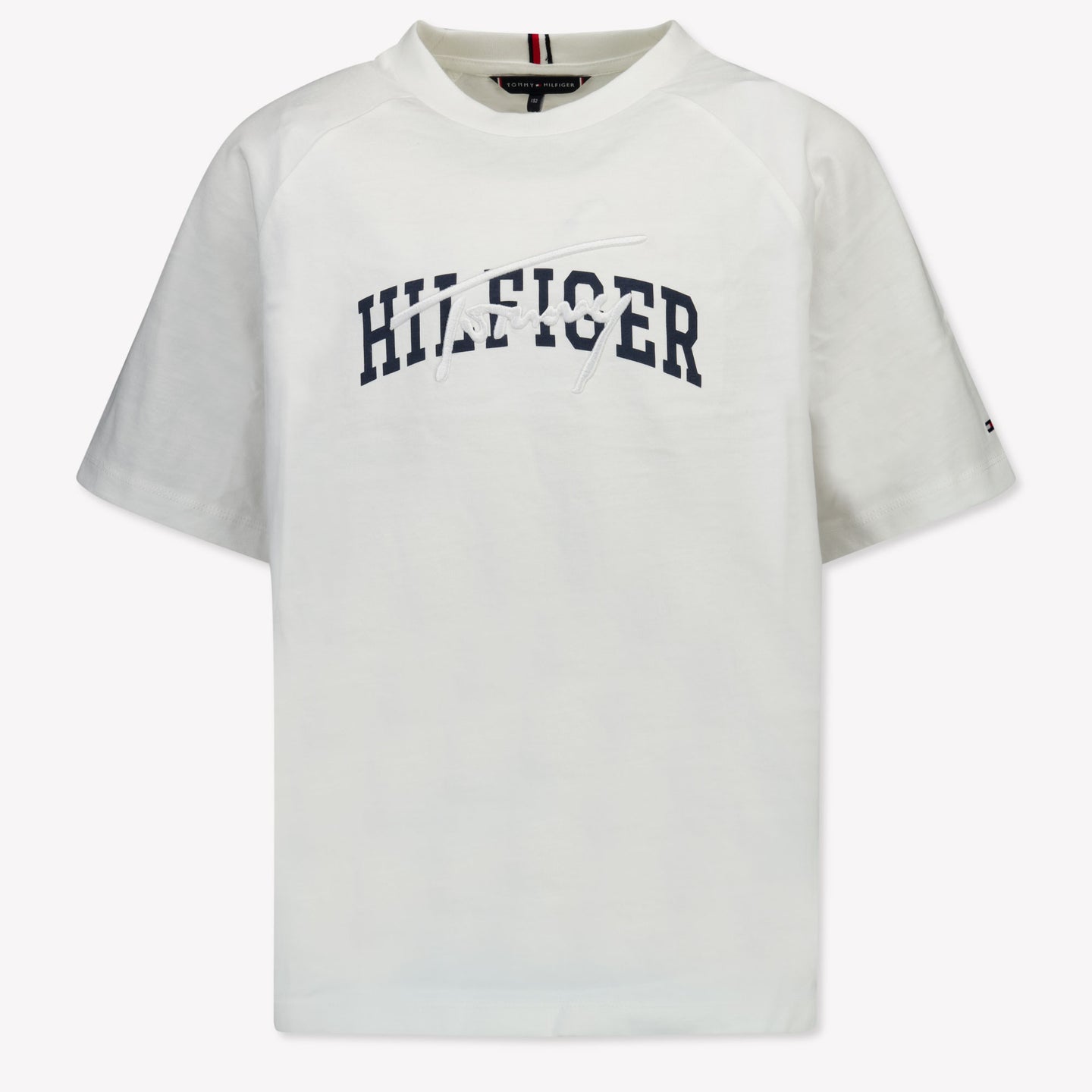 Tommy Hilfiger Kinder Jongens T-Shirt In Wit