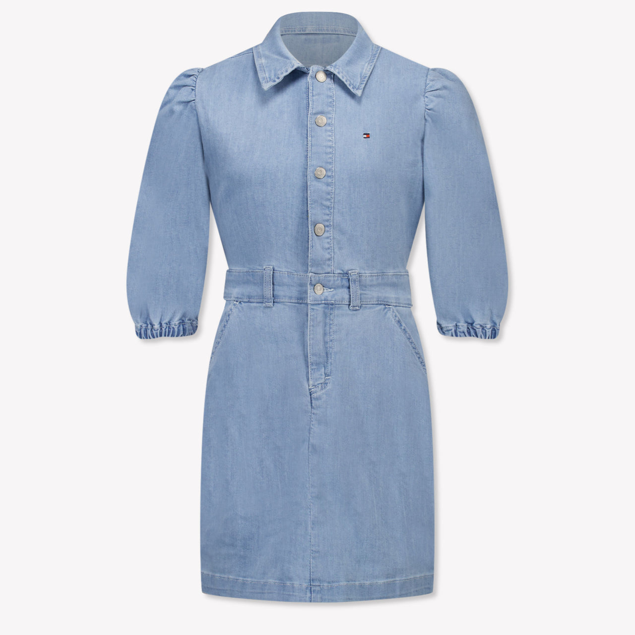 Tommy Hilfiger Kinder Meisjes Jurk In Jeans