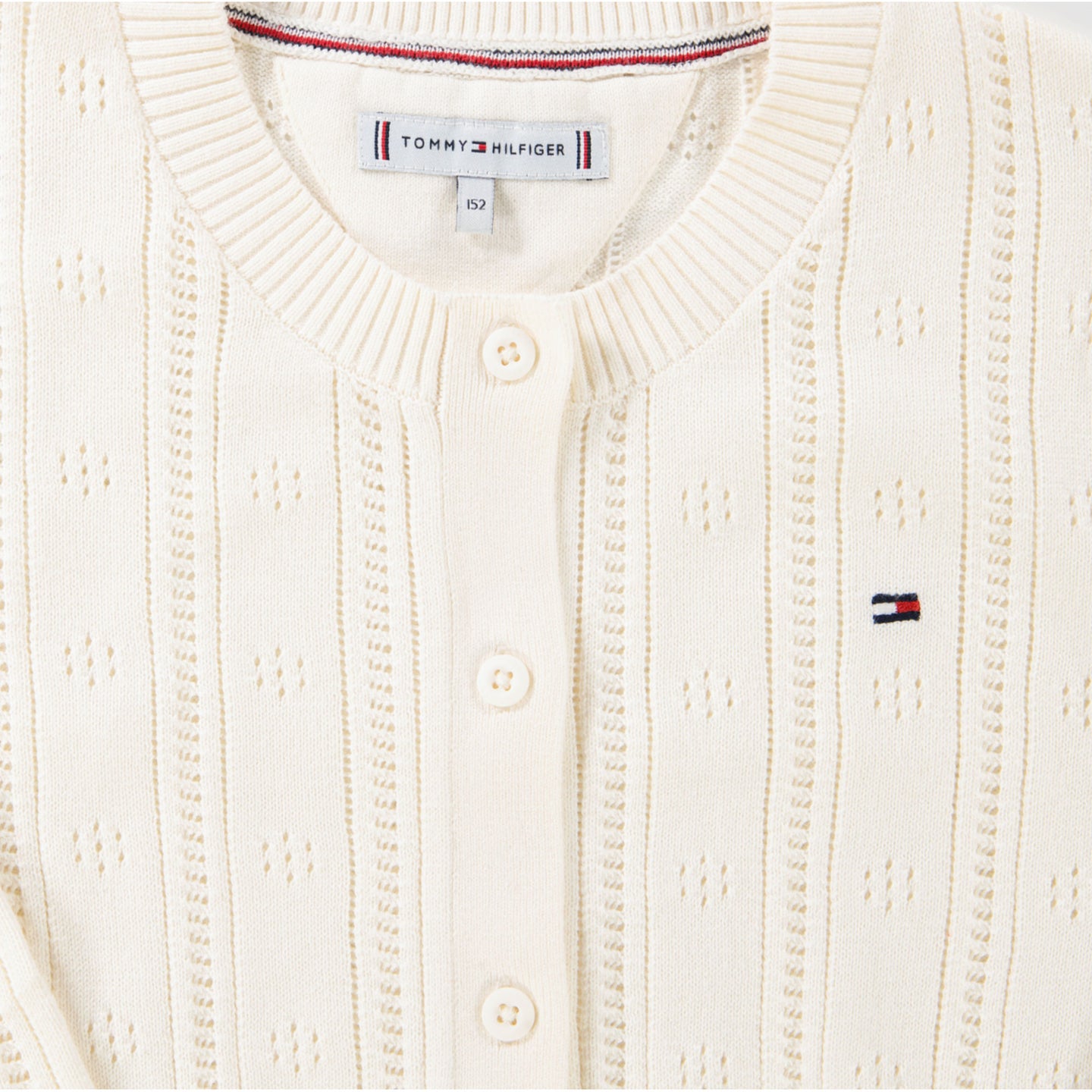Tommy Hilfiger Kinder Meisjes Vest In Creme