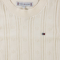 Tommy Hilfiger Kinder Meisjes Vest In Creme