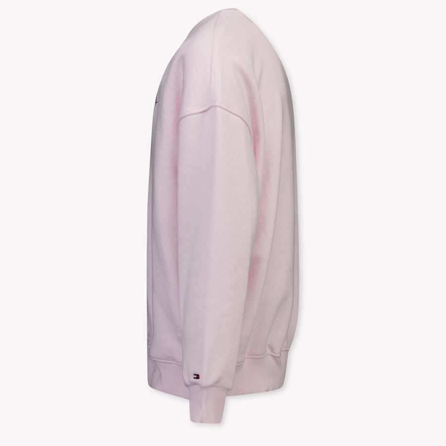 Tommy Hilfiger Kids Girls Sweater Light Pink
