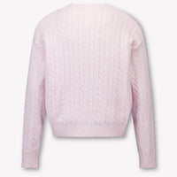Tommy Hilfiger Kids Girls Sweater Light Pink