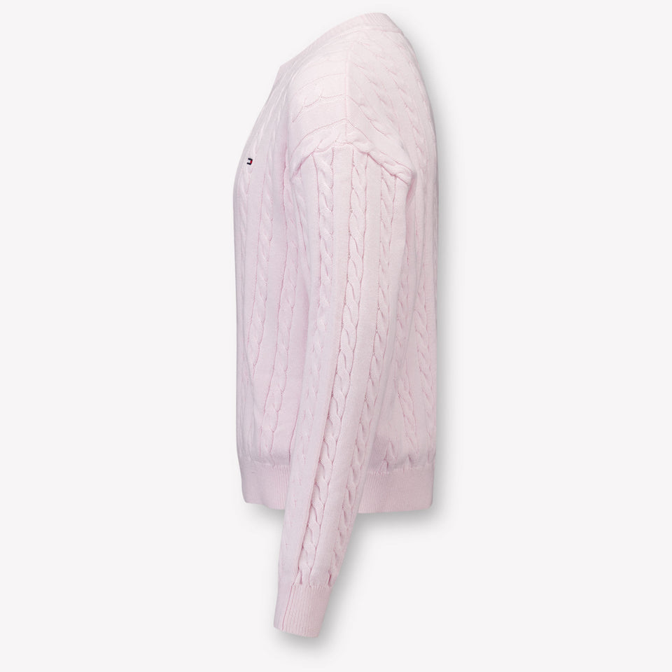 Tommy Hilfiger Kinder Meisjes Trui In Licht Roze