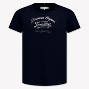 Tommy Hilfiger Kids Girls  T-Shirt Navy