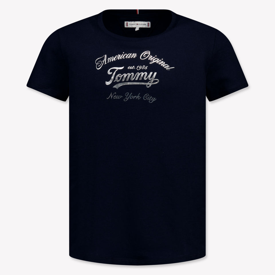 Tommy Hilfiger Kids Girls  T-Shirt Navy