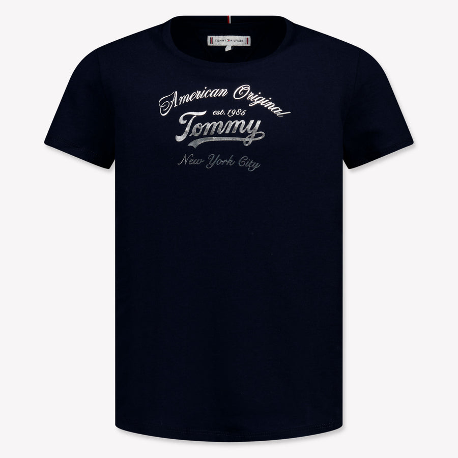 Tommy Hilfiger Kids Girls  T-Shirt Navy
