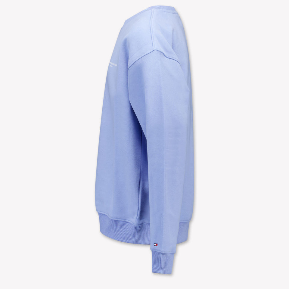 Tommy Hilfiger Kinder Unisex Trui In Licht Blauw