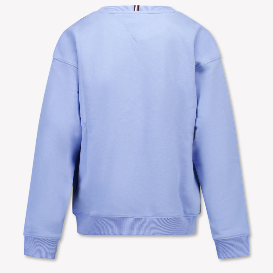 Tommy Hilfiger Kinder Unisex Trui In Licht Blauw