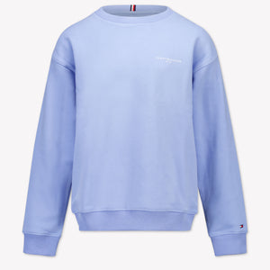 Tommy Hilfiger Kids Unisex Sweater  Light Blue