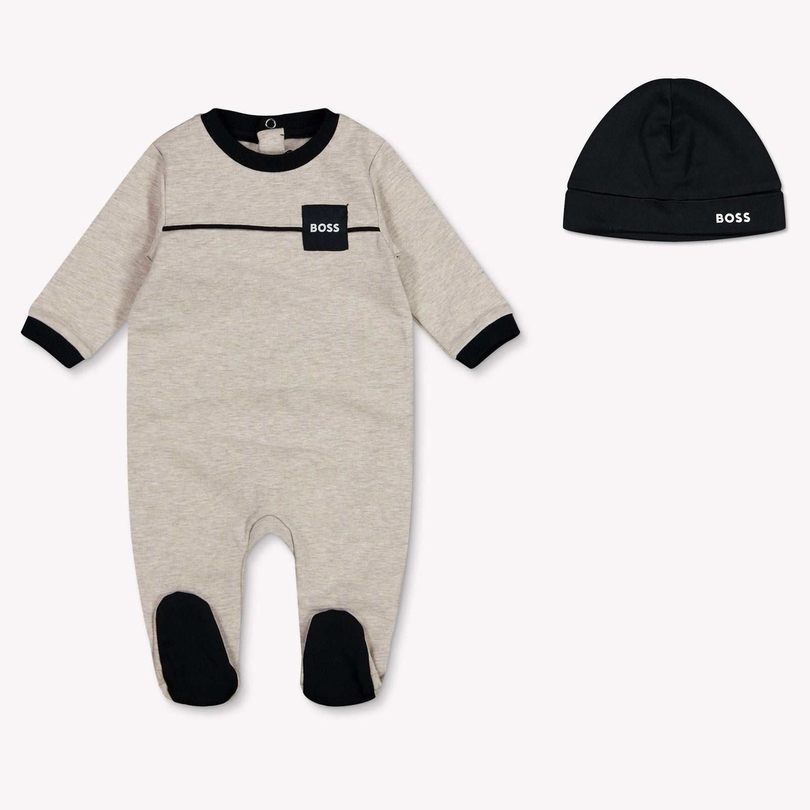 Boss Baby Boys Playsuit  Light Beige