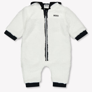 Boss Baby Boys Playsuit  White